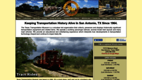 What Txtransportationmuseum.org website looked like in 2019 (4 years ago)