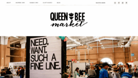 What Thequeenbeemarket.com website looked like in 2019 (4 years ago)