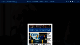 What Theconservative.online website looked like in 2019 (4 years ago)