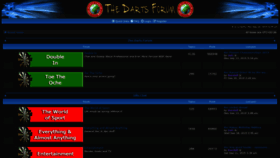 What Thedartsforum.com website looked like in 2019 (4 years ago)