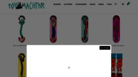 What Toymachine.com website looked like in 2019 (4 years ago)