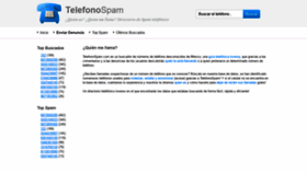 What Telefonospam.com.mx website looked like in 2019 (4 years ago)
