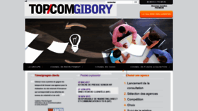 What Topcomgibory.fr website looked like in 2019 (4 years ago)