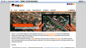 What Topgis.cz website looked like in 2019 (4 years ago)