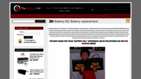 What Thebatterycellonline.co.nz website looked like in 2019 (4 years ago)