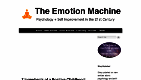 What Theemotionmachine.com website looked like in 2019 (4 years ago)
