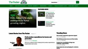 What Thepacker.com website looked like in 2019 (4 years ago)