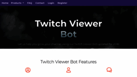 What Twitchviewerbots.com website looked like in 2019 (4 years ago)