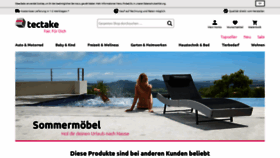 What Tectake.de website looked like in 2019 (4 years ago)