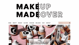 What Themakeupblogger.com website looked like in 2019 (4 years ago)
