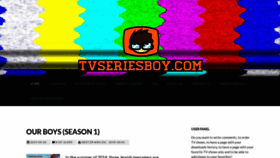 What Tvseriesboy.com website looked like in 2019 (4 years ago)