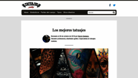 What Tatuajes.wiki website looked like in 2019 (4 years ago)
