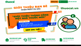 What Thuocsi.vn website looked like in 2019 (4 years ago)