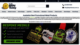 What Thepinfactory.com.au website looked like in 2019 (4 years ago)