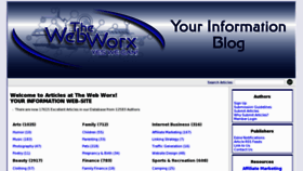 What Thewebworx.co.za website looked like in 2011 (13 years ago)