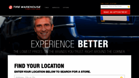 What Tirewarehouse.net website looked like in 2019 (4 years ago)