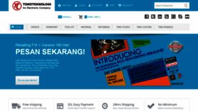 What Tokoteknologi.co.id website looked like in 2019 (4 years ago)