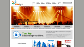 What Triolight.ae website looked like in 2019 (4 years ago)
