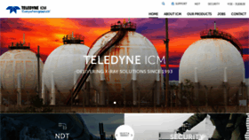 What Teledyneicm.com website looked like in 2019 (4 years ago)