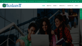 What Techleadsit.com website looked like in 2019 (4 years ago)