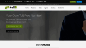 What Tollfree.kall8.com website looked like in 2019 (4 years ago)