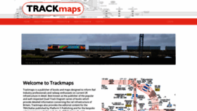 What Trackmaps.co.uk website looked like in 2019 (4 years ago)
