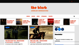 What Theblurb.com.au website looked like in 2019 (4 years ago)