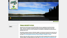 What Trailsbc.ca website looked like in 2019 (4 years ago)