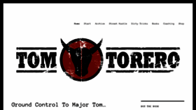 What Tomtorero.com website looked like in 2019 (4 years ago)