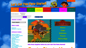 What Thispartystarted.com.au website looked like in 2019 (4 years ago)
