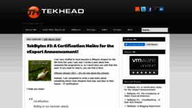 What Tekhead.org website looked like in 2019 (4 years ago)