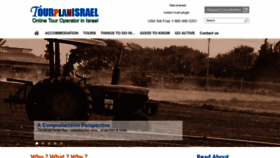 What Tourplanisrael.com website looked like in 2019 (4 years ago)