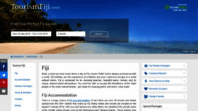 What Tourismfiji.com website looked like in 2019 (4 years ago)