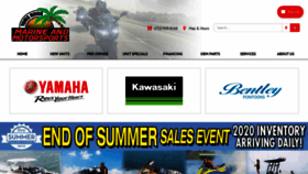 What Tomsrivermarineandmotorsports.com website looked like in 2019 (4 years ago)