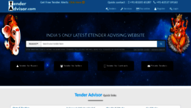 What Tenderadvisor.com website looked like in 2019 (4 years ago)
