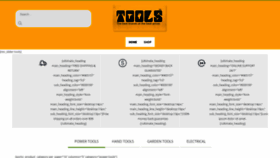What Tools.ie website looked like in 2019 (4 years ago)