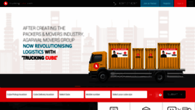 What Truckingcube.com website looked like in 2019 (4 years ago)