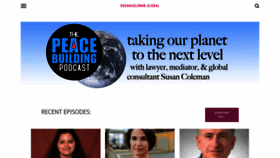 What Thepeacebuildingpodcast.com website looked like in 2019 (4 years ago)
