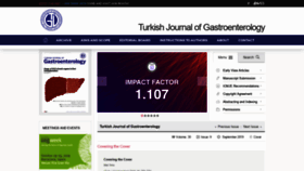 What Turkjgastroenterol.org website looked like in 2019 (4 years ago)