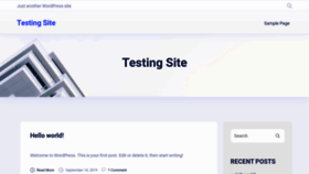 What Testing.uz website looked like in 2019 (7 years ago)