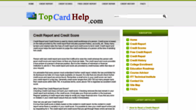 What Topcardhelp.com website looked like in 2019 (4 years ago)