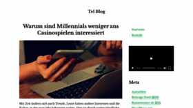 What Tel-blog.de website looked like in 2019 (4 years ago)