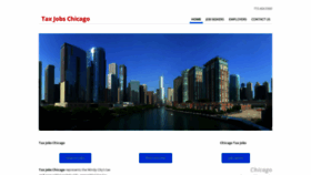 What Taxjobschicago.com website looked like in 2019 (4 years ago)