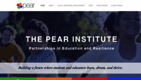 What Thepearinstitute.org website looked like in 2019 (4 years ago)