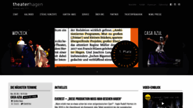 What Theater-hagen.de website looked like in 2019 (4 years ago)