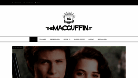 What Themacguffin.it website looked like in 2019 (4 years ago)