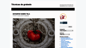 What Tecnicasdegrabado.es website looked like in 2019 (4 years ago)