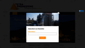 What Tetra-eng.com website looked like in 2019 (4 years ago)