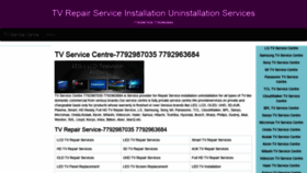 What Tvservicecentre.com website looked like in 2019 (4 years ago)