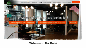 What Thebrew.co.uk website looked like in 2019 (4 years ago)